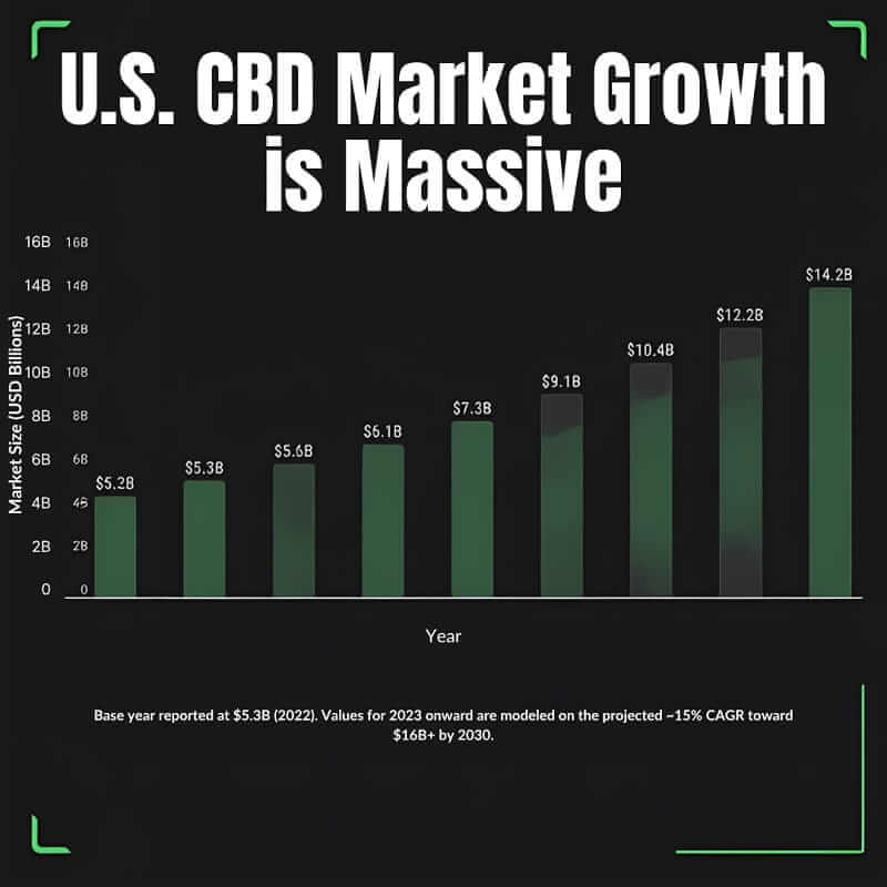U.S. CBD Market Growth is Massive